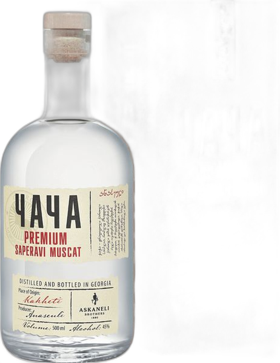 Водка виноградная "ЧАЧА АСКАНЕЛИ ПРЕМИУМ САПЕРАВИ МУСКАТ"