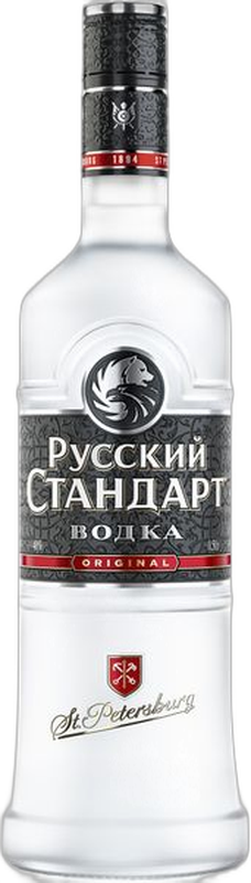 Водка "Русский Стандарт" 0.5 л.