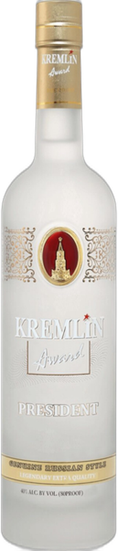 Водка «KREMLIN AWARD President» («КРЕМЛИН ЭВОРД Президент») 0.5 л.