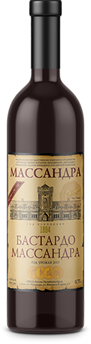 Бастардо Массандра ликерное красное 0,75л