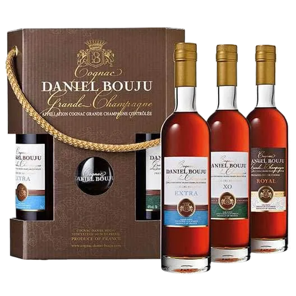 Коньяк Coffret 2 Daniel Bouju с 3 бокалами