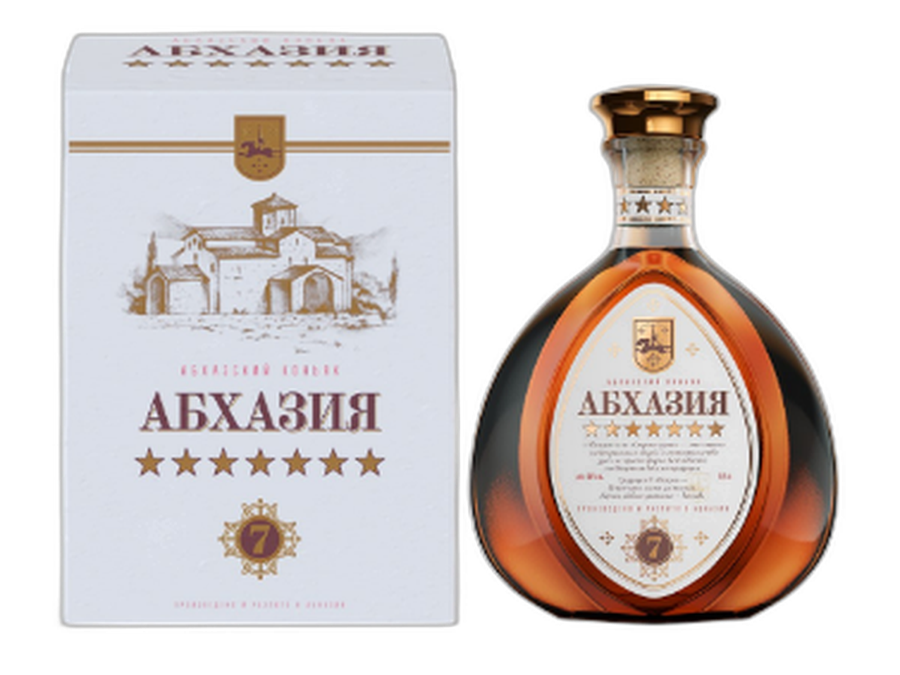 Коньяк абхазский марочный выдержанный "КВ" «АБХАЗИЯ»