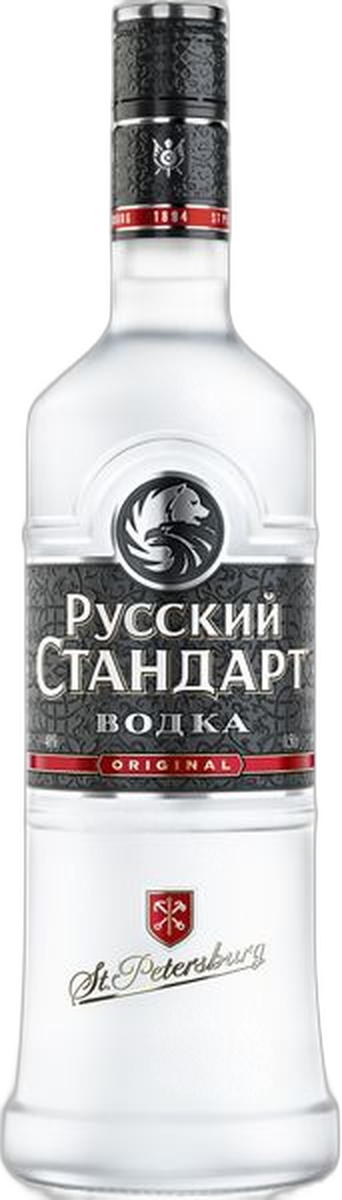 Водка "Русский Стандарт" 0.5 л.