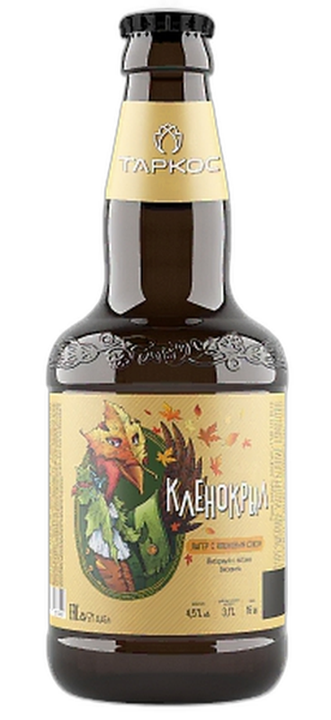 Пивной напиток фильтрованный пастеризованный "Кленокрыл"
