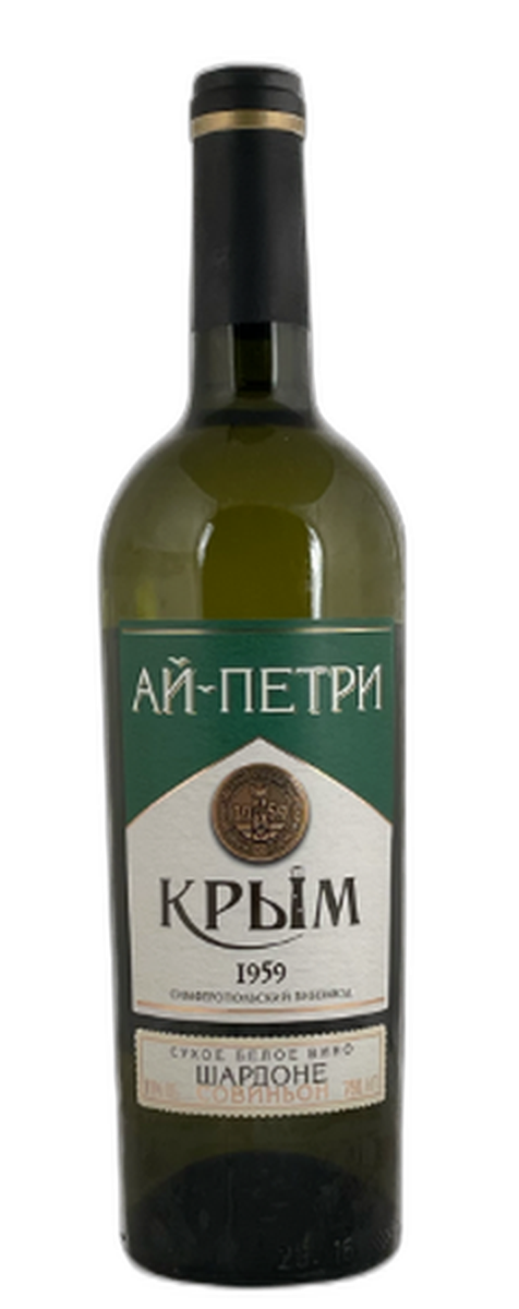 Вино сухое белое «Шардоне Совиньон»
