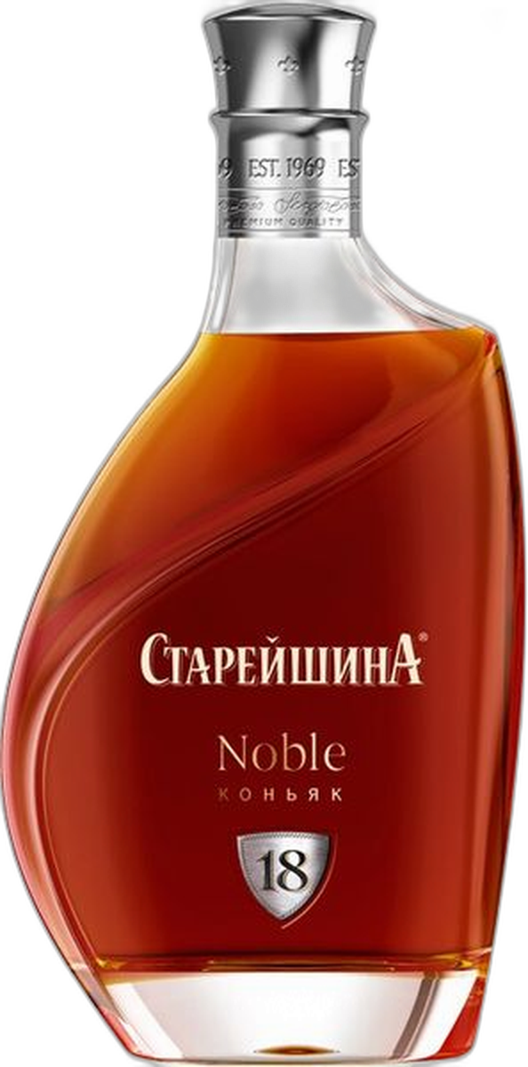Коньяк старый "КС" "Старейшина Нобл" восемнадцатилетний"
