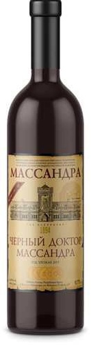 Черный доктор Массандра красное десертное