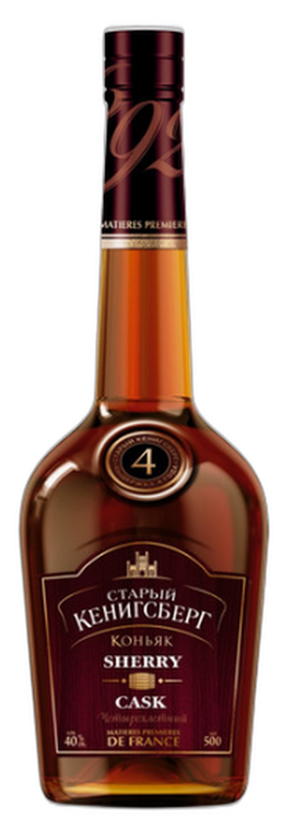 Коньяк четырехлетний"Старый Кенигсберг"SHERRY CASK
