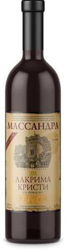 Лакрима Кристи Массандра ликерное 0,75л