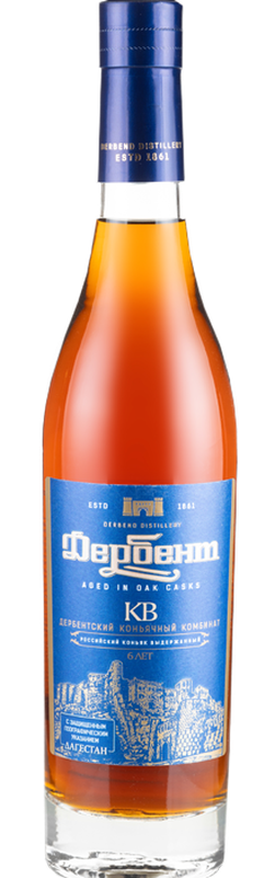 Коньяк выдержанный "КВ" "Дербент"