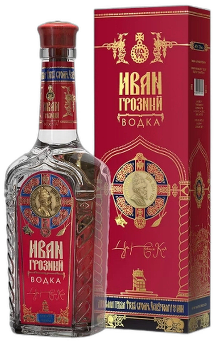 Водка "Царь Иван Грозный" 0,7л 40%