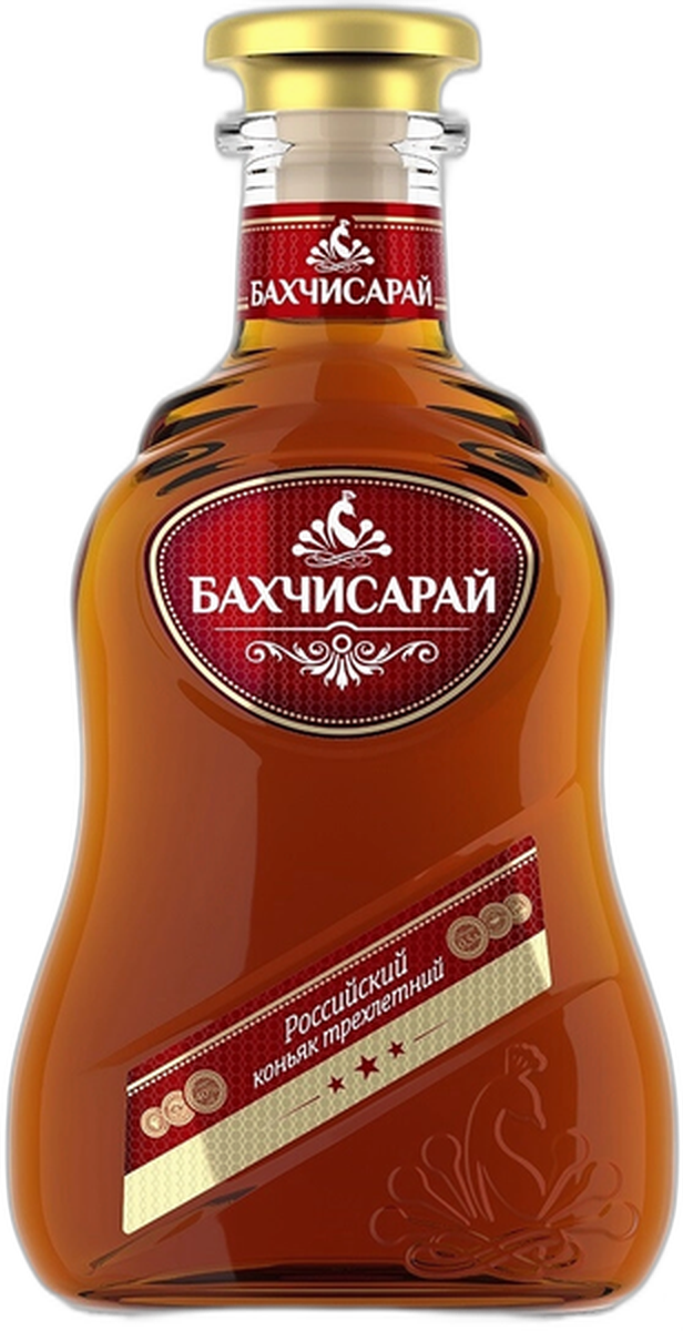 Коньяк трехлетний "Бахчисарай"