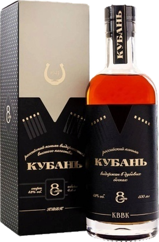 Коньяк российский выдержанный высшего качества "КВВК" "Кубань"