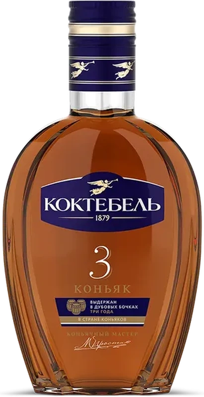 Коньяк трехлетний "Коктебель"