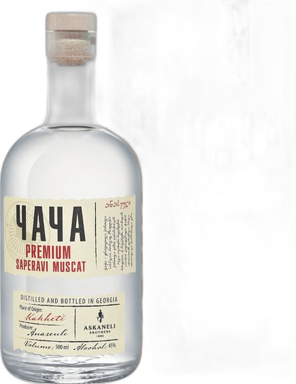 Водка виноградная "ЧАЧА АСКАНЕЛИ ПРЕМИУМ САПЕРАВИ МУСКАТ"