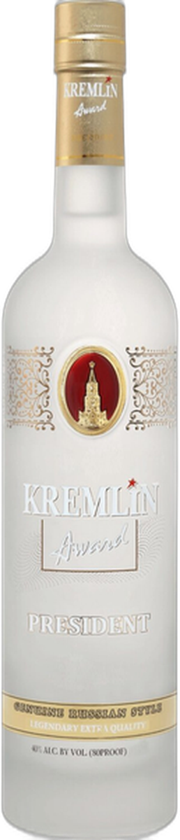 Водка «KREMLIN AWARD President» («КРЕМЛИН ЭВОРД Президент») 0.5 л.