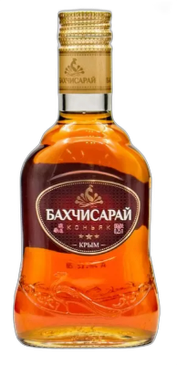 Коньяк трехлетний "Бахчисарай" 0,25л