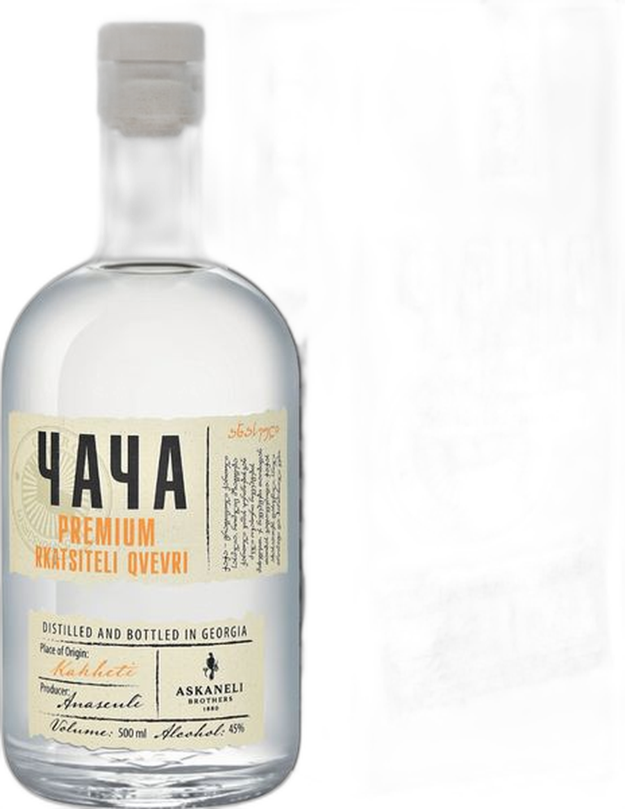 Водка виноградная "ЧАЧА АСКАНЕЛИ ПРЕМИУМ РКАЦИТЕЛИ КВЕВРИ"
