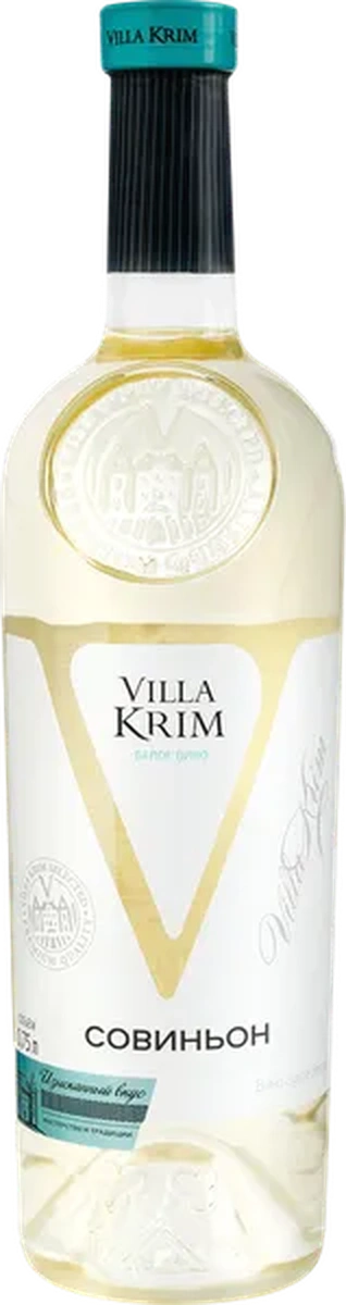 Вино сухое белое "Совиньон" VILLA KRIM