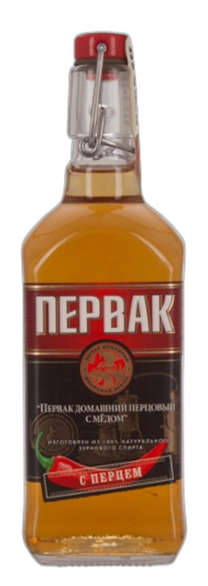 Настойка горькая "ПЕРВАКЪ ДОМАШНИЙ ПЕРЦОВЫЙ С МЁДОМ"