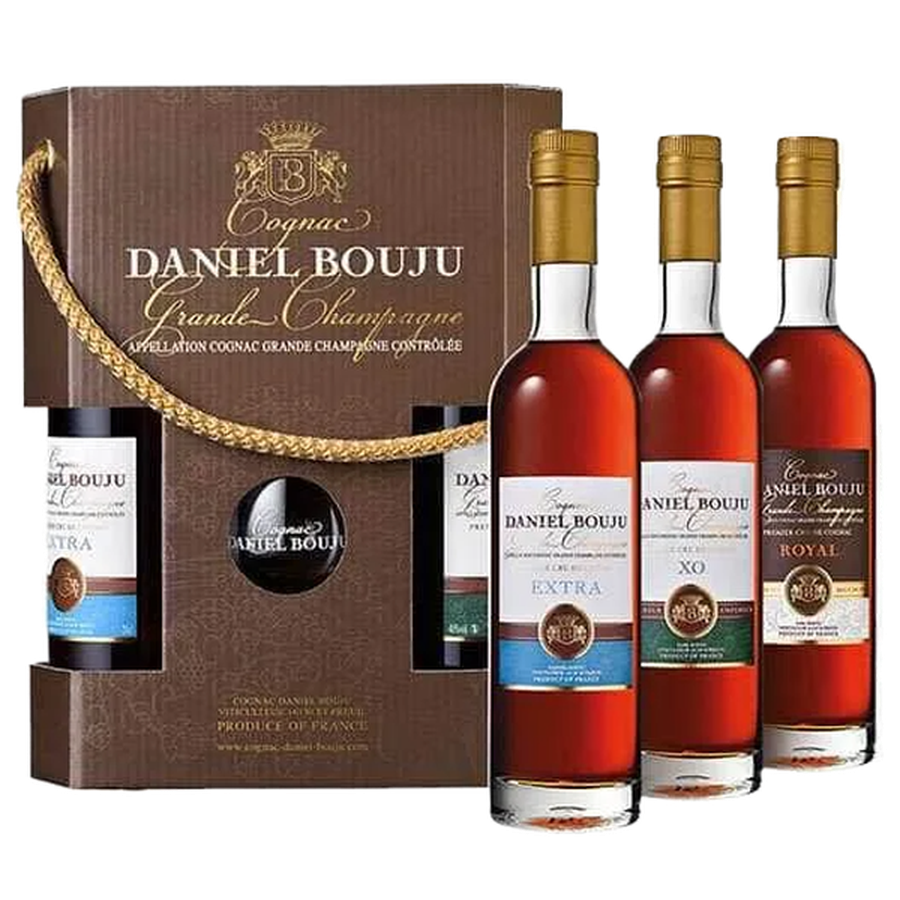 Коньяк Coffret 2 Daniel Bouju с 3 бокалами