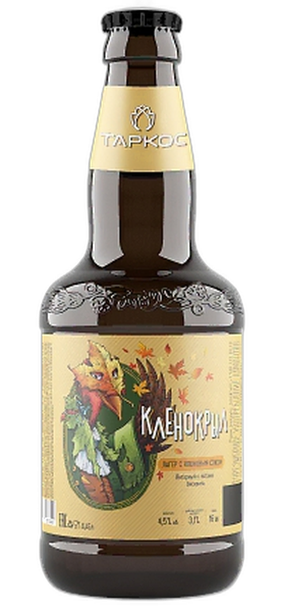 Пивной напиток фильтрованный пастеризованный "Кленокрыл"