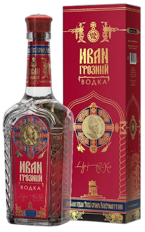 Водка "Царь Иван Грозный" 0,7л 40%