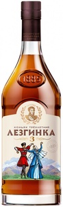 Коньяк трехлетний ординарный "Лезгинка" (медиум)
