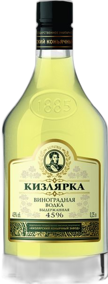 Водка виноградная "Кизлярка" Выдержанная 0.25 л.