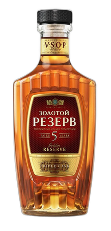 Коньяк пятилетний "ЗОЛОТОЙ РЕЗЕРВ"